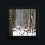white tail deer in the snow keepsake box<br><div class="desc">A white tail deer's,  white tail,  in the snow Photo by Sandy Closs Deer in the snow,  Deer in Lake Arrowhead deer , "deer hunter",  doe,  "deer gifts", hunter,  "hunter's gifts", "gifts for deer hunters", "hunting ", hunters,  camouflage,  camo,  winter,  Christmas</div>
