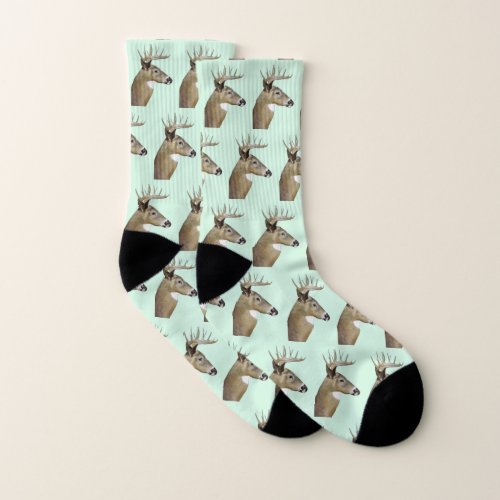 White Tail Deer Socks