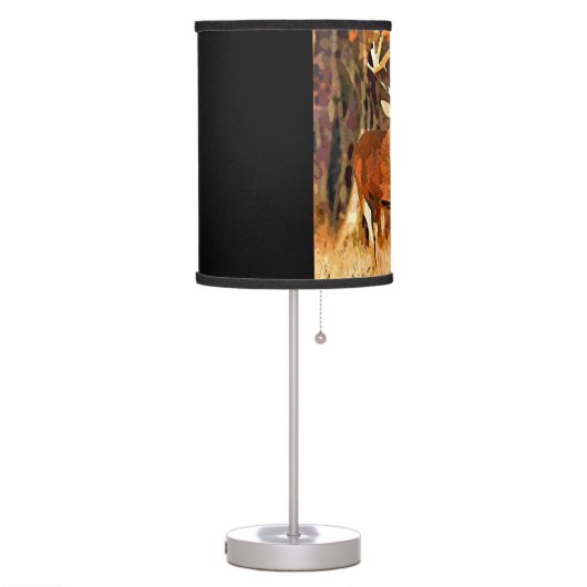 White Tail Deer Table Lamp (Left)