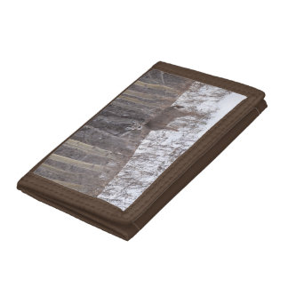 White Tail Deer Trifold Wallet