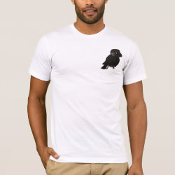 Birdorable White-tailed Black Cockatoo Men's Basic American Apparel T-Shirt