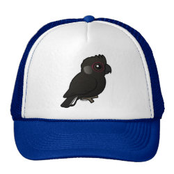 Birdorable White-tailed Black Cockatoo Trucker Hat