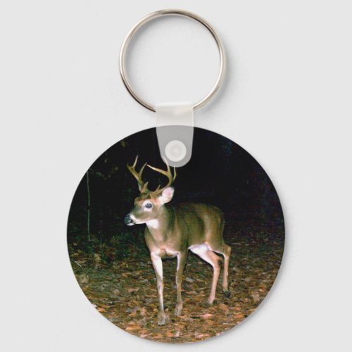 White_tailed Buck Deer Keychain