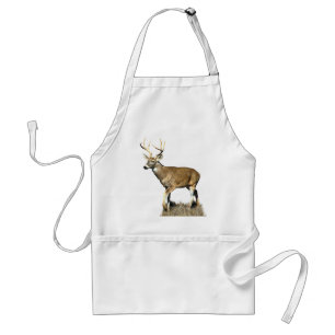 White Tailed Deer Buck Adult Apron