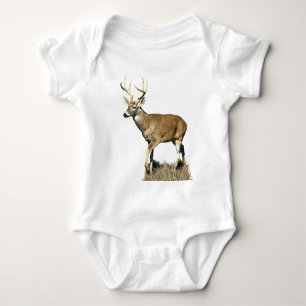 White Tailed Deer Buck Baby Bodysuit