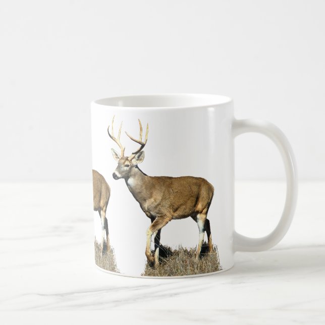 White Tailed Deer Buck Coffee Mug (Right)