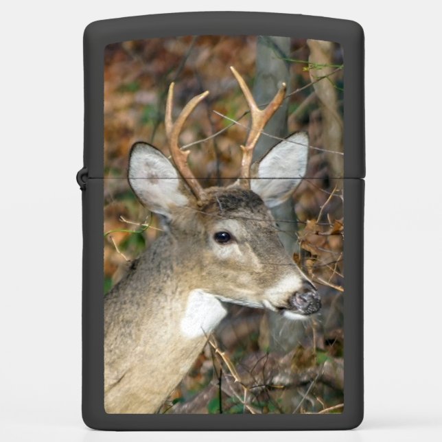 White-Tailed Deer Buck Zippo Lighter (Front)