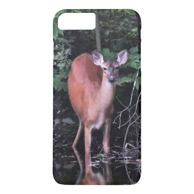 White Tailed Deer Forest Pond iPhone 8/7 Plus Case