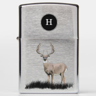White Tailed Deer Hunting Zippo Lighter