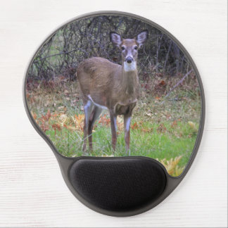 White Tailed Deer in the Autumn Meadow Gel Mouse Pad