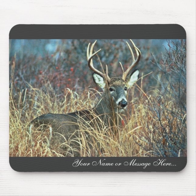 White-tailed Deer Mouse Pad (Front)