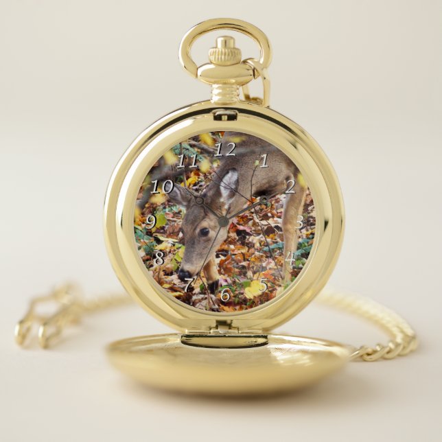 White-Tailed Deer Pocket Watch (Inside)