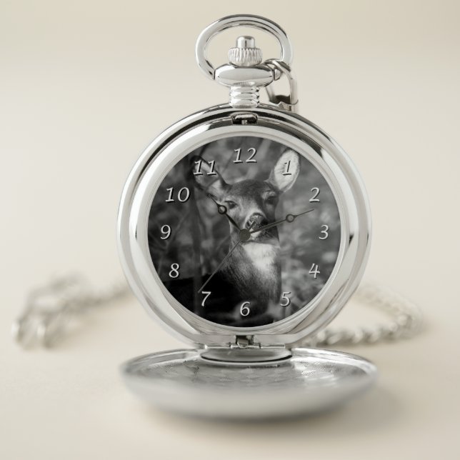 White-Tailed Deer Pocket Watch (Inside)