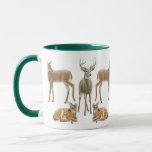White Tailed Deer Ringer Mug at Zazzle
