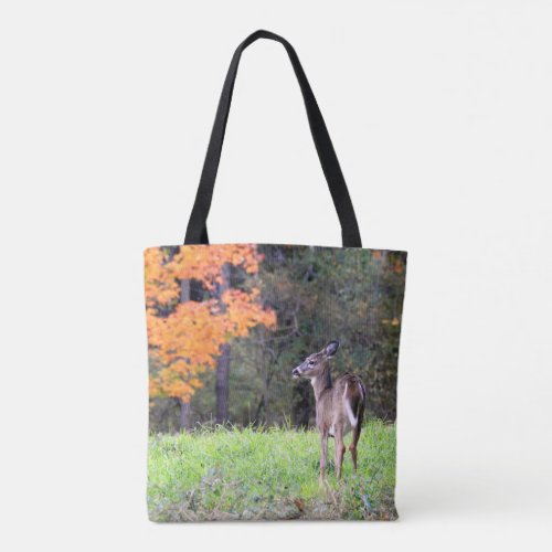 White Tailed Deer Up Close Tote Bag