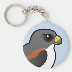 White-tailed Hawk Basic Button Keychain