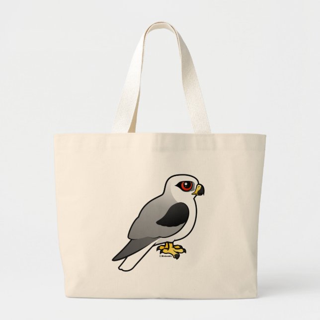 White-tailed Kite Large Tote Bag (Front)