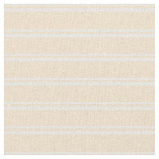 White & Tan Stripes/Lines Pattern Fabric