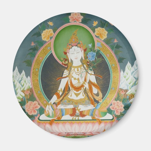 White Tara Magnet (Front)