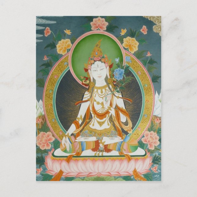 White Tara Postcard (Front)