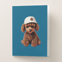 White Teacup Poodle Folder