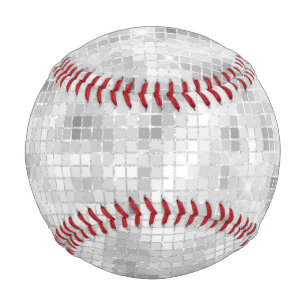 White Teal Marble Classic Elegant Beauty Glitzy Baseball