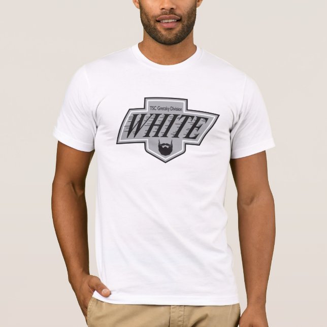 White Team LA Kings 1988 Logo Men's T-Shirt (Front)