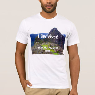 White Tee "I Survived Machu Picchu 2014"
