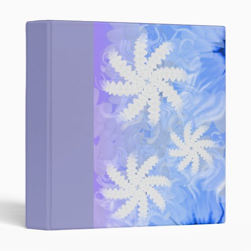 White Teeth Flower Design Dentist Office Supply Binder