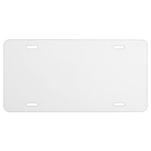 empty license plate template