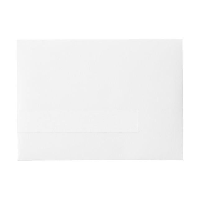 White Template Wrap Around Address Label (Front)