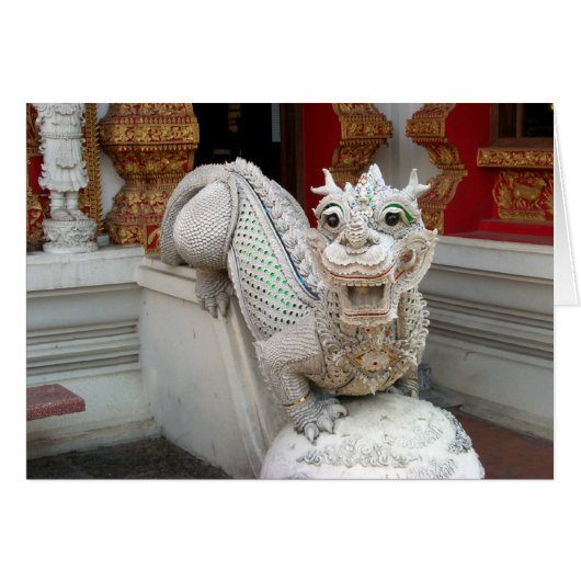 White Temple Dragon Cards (Front Horizontal)