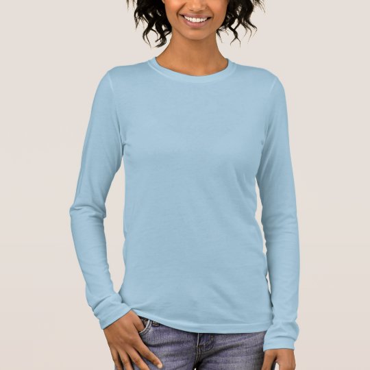 White Text 3 Long Sleeve T-Shirt