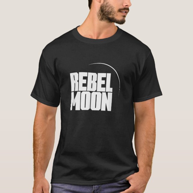 White Text Movie Logo  T-Shirt (Front)