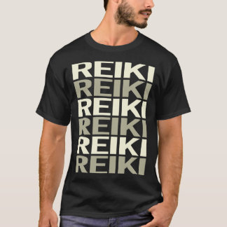 White Text Reiki T-Shirt