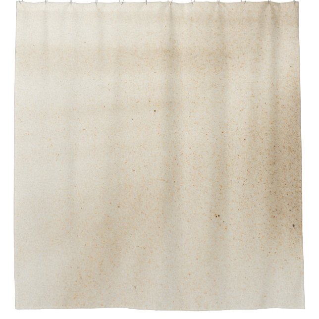 White textile with black shadow shower curtain (Front)