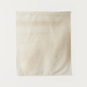 White textile with black shadow tapestry