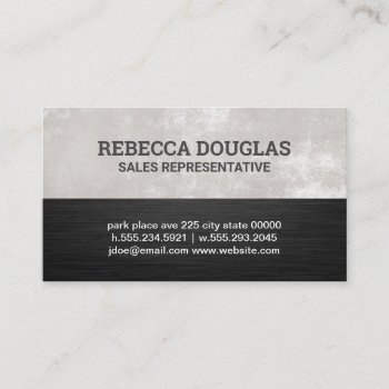 White Texture | Black Texture Business Card by lovely_businesscards at Zazzle