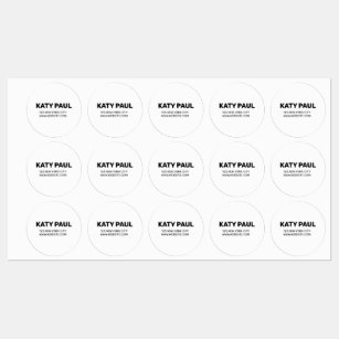 white TEXTURE SIMPLE MINIMAL TEXT STYLE LABEL