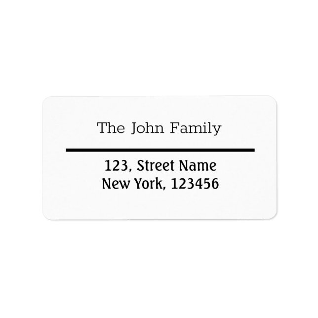 white TEXTURE SIMPLE MINIMAL TEXT STYLE LABELS (Front)