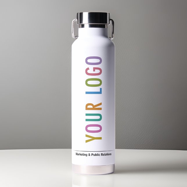 White Thor Water Bottle Company Logo Branded (MISOOK White Thor Water Bottle with Logo)