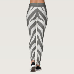 "WHITE TIGER" - ACTIVEWEAR LEGGINGS