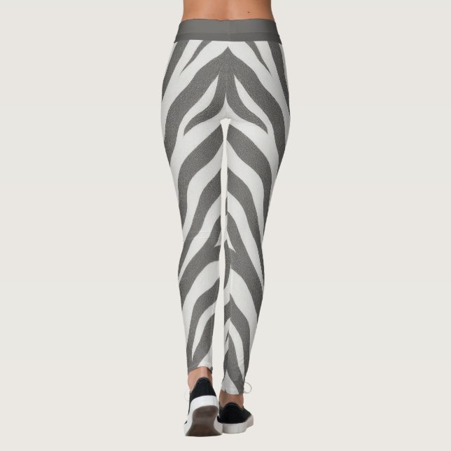 "WHITE TIGER" - ACTIVEWEAR LEGGINGS (Back)