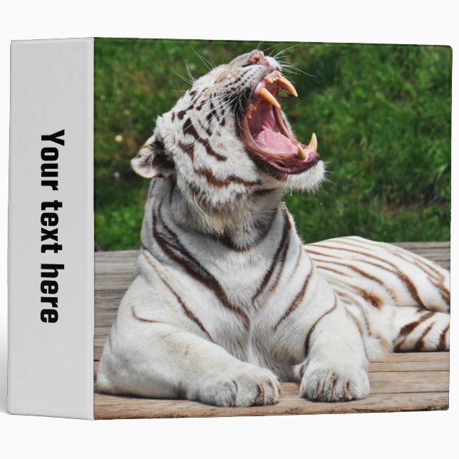 White Tiger, Bengal Tiger Binder (Front/Spine)