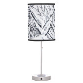 White Tiger Blending In Table Lamp (Back)