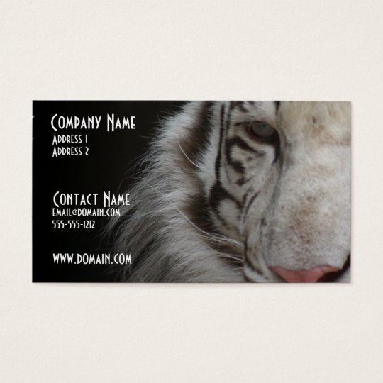 White Tiger Business Card