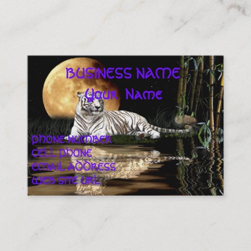 WHITE TIGER Business Card