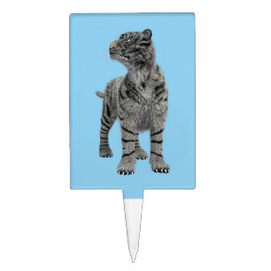 White Tiger Cake Topper
