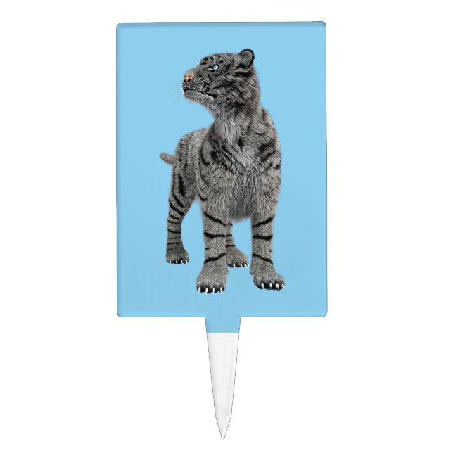 White Tiger Cake Topper (Front)