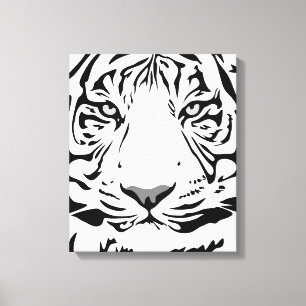 White Tiger Canvas Print